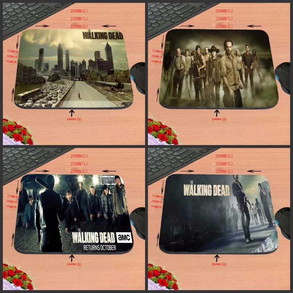 

Mairuige Top Selling New Arrivals Wholesale Popular The Walking Dead Rubber Soft Anti-Slip Laptop PC Me Pad Mat Drop shipping