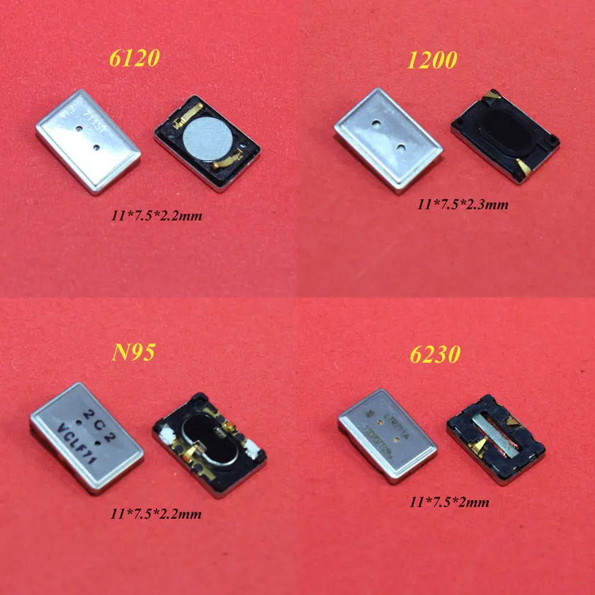 ChengHaoRan 1 Piece Brand New Louder Speaker Buzzer Ringer For Nokia Lumia 6120 1200 N95 6230 replacement 11*7.5mm