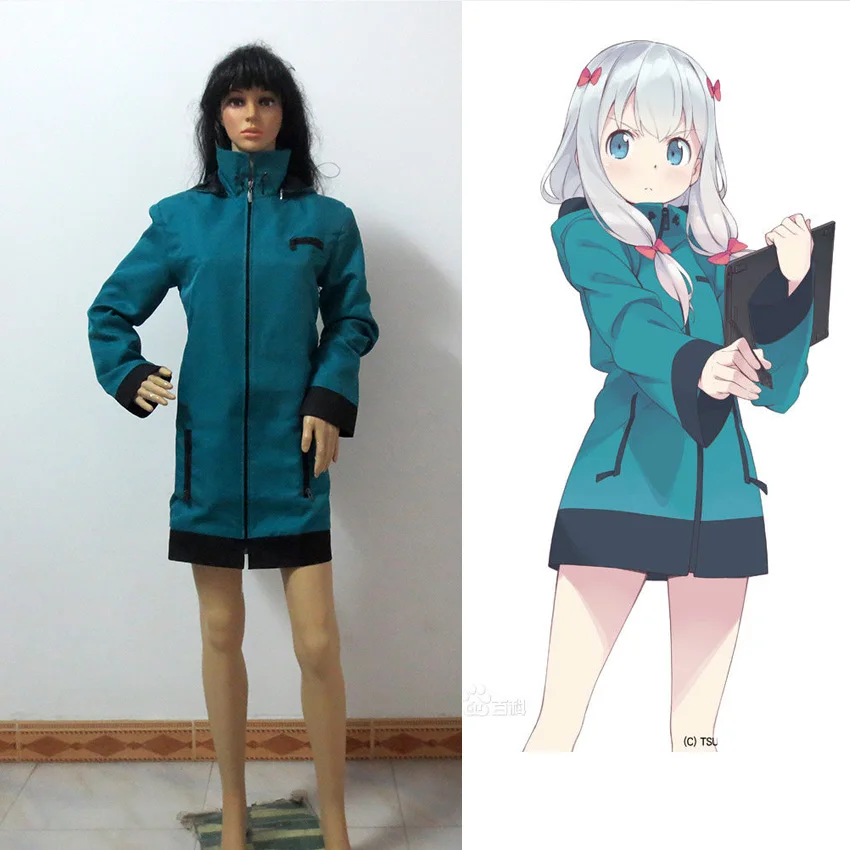 Eromanga Sensei Sagiri Izumi Blue Coat Cosplay Jacket Costume