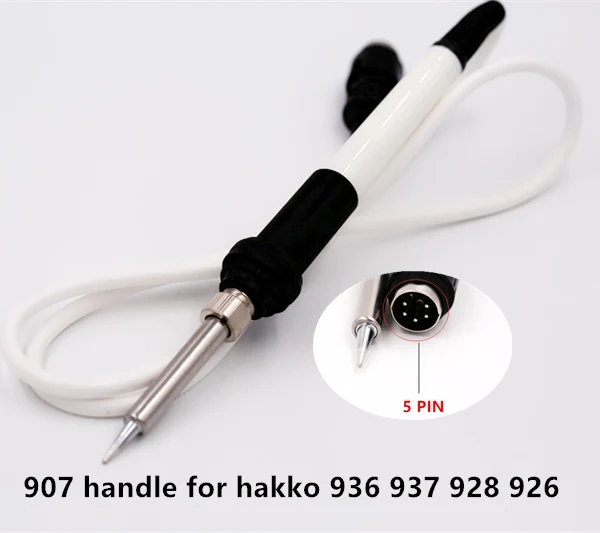 SZBFT 5pin /5holes 907 Soldering Station Iron Handle for HAKKO 936 937 928 926 station core