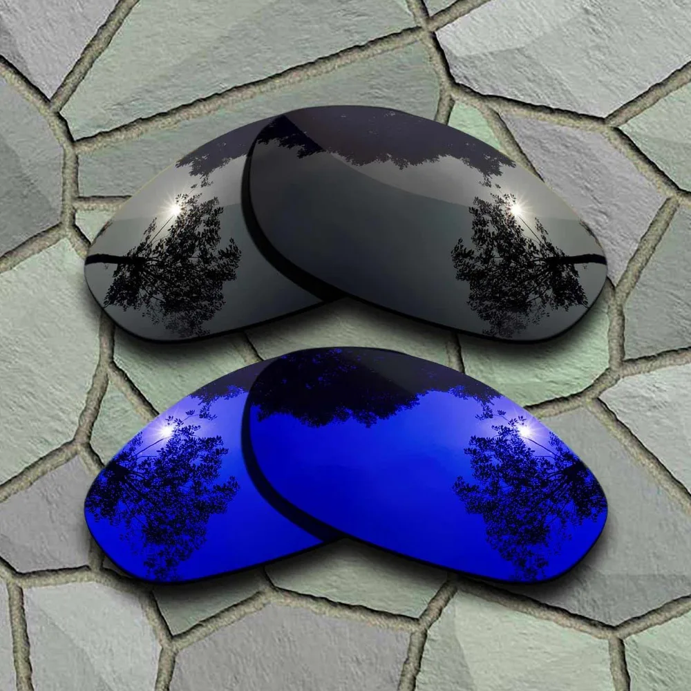 

Grey Black&Violet Blue Sunglasses Polarized Replacement Lenses for Oakley Monster Dog