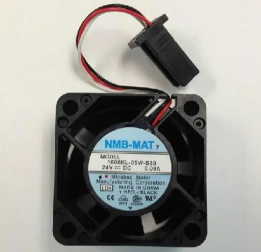 Original NMB 1608KL-05W-B39 24V 0.07A 4CM 40203 wire system fan