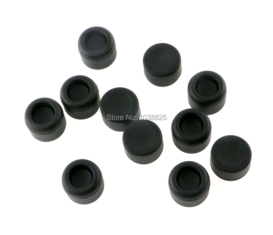 100pcs/lot Black 4 dots Increase height thumbsticks grips cap cover for playstation 4 PS4 controller