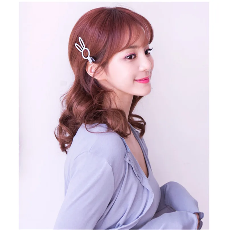 10 Color New Girls Cute Rabbit Hair clips Boutique Candy Color Barrettes Korean Lovely Princess Hairgrips Women Hair Accessories