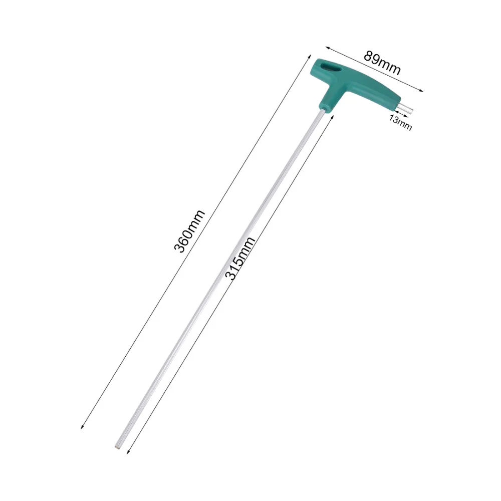 UXCELL-Clé hexagonale à poignée en T, outil à main, tournevis à douille hexagonale, extra long, universel, hexagonal, boule, double extrémité,