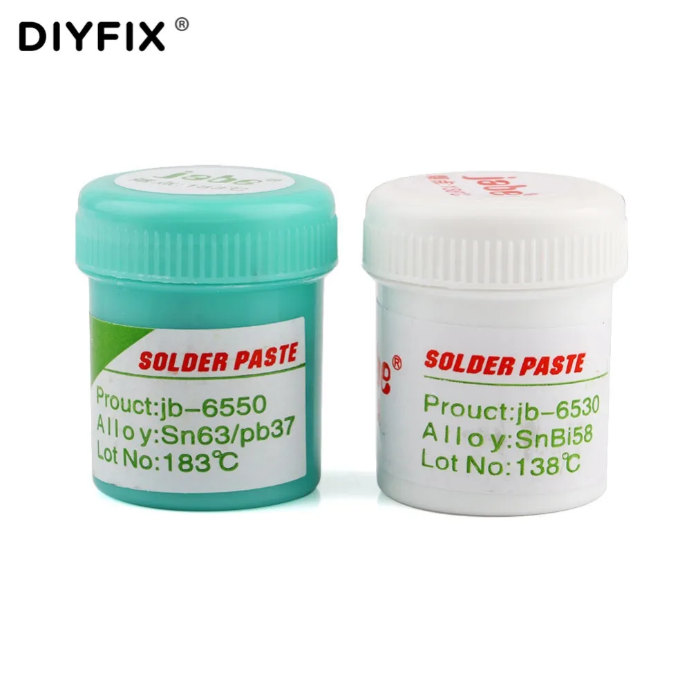 

DIYFIX 1 шт. флюс паяльной пасты сварочная флюсовая паяльная паста Sn63/pb37 SnBi58 светодиодный компьютера телефон LED BGA SMD PGA PCB чипы ремонтный инструмент