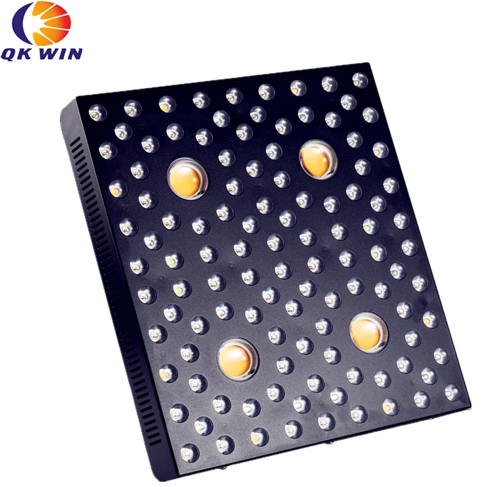 Qkwin high end COB series led grow light 2000W true power dual LENS for high par value