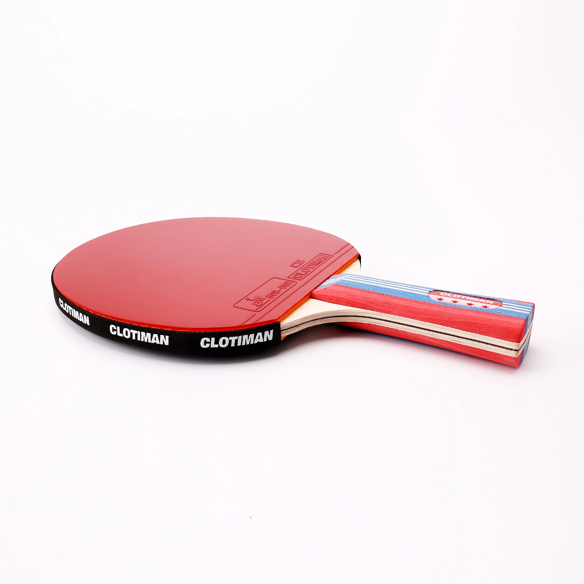 Tennis table racket wood plus carbon fiber offensive long handle short handle horizontal grip pingpong racquet blade with rubber
