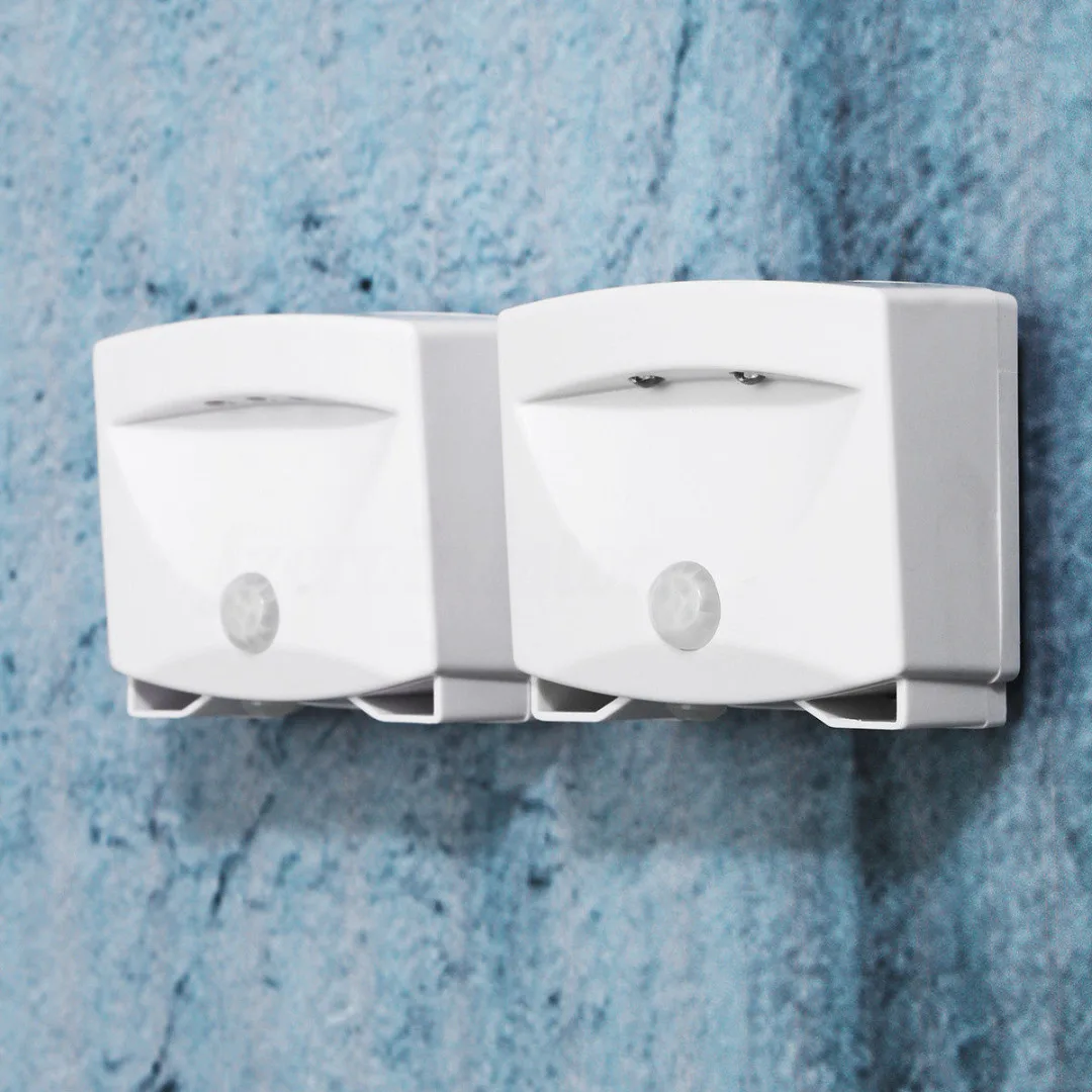 2019 New DIY  Wireless LED PIR Motion Sensor Light Battery Power Corridor Room Wall Night Lamp