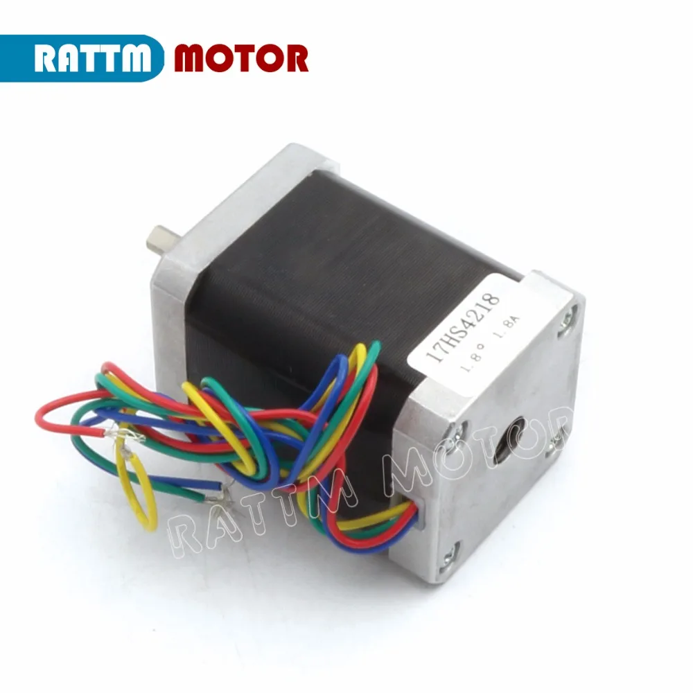Accesorios de impresora 3D CNC motor paso a paso Nema17 60mm 95Oz-in 1.8A 17HS4218