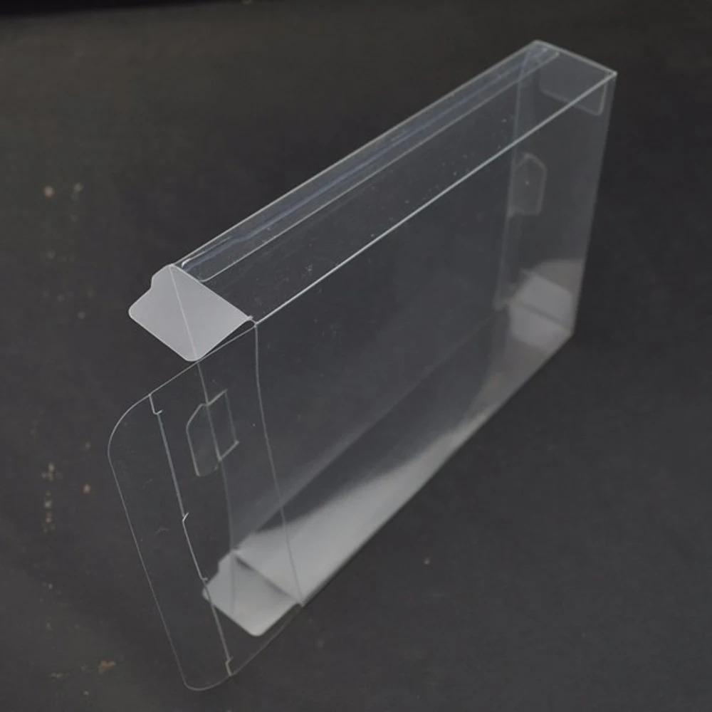 Caja de juego de plástico transparente, funda protectora de cartucho PET para G-ameBoy Advance Color para G-B G-BC G-BA