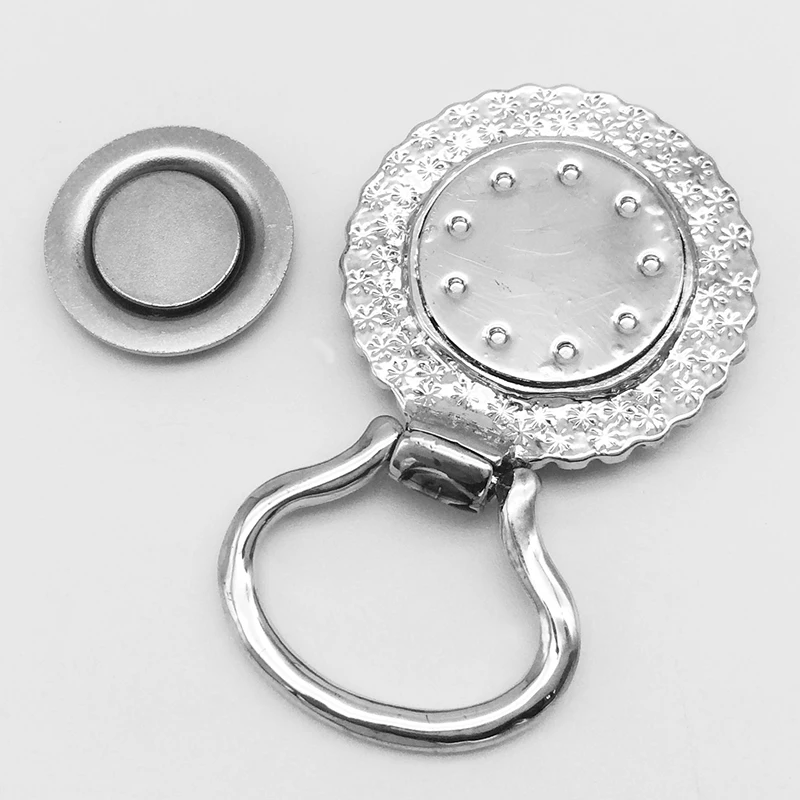 Glasses hook magnetic 18mm love round snap button jewelry  OEM, ODM  NK567