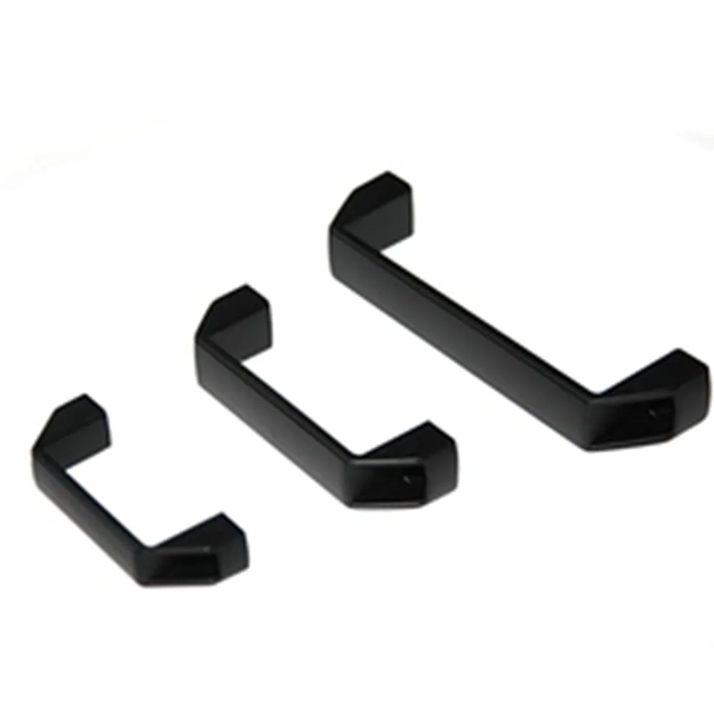 Aluminum Cabinet Handles Black Sliver nylon  alloy 90mm 120mm 180mm door Accessory DIY 3D Printer Parts