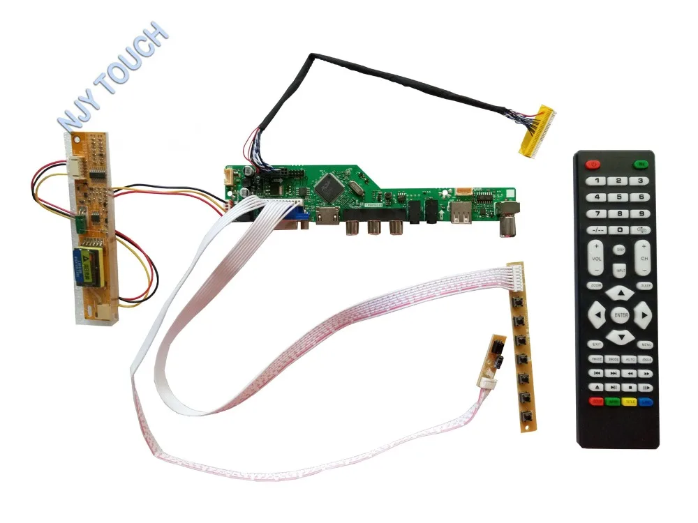 

HDMI-compatible USB AV VGA ATV LCD Controller Driver Board For 15.4" B154EW08 V1 1280x800 LCD Panel