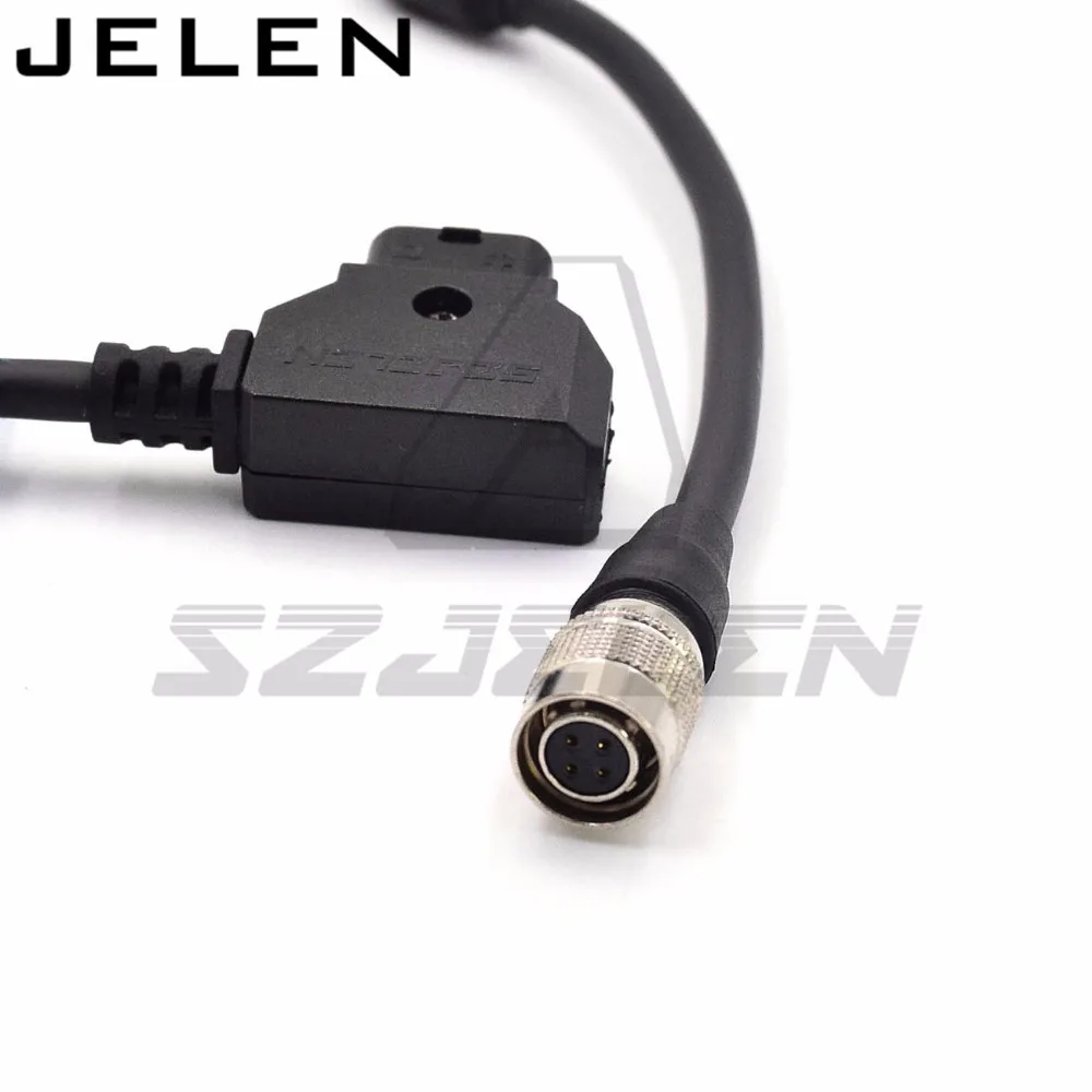 DTAP to Hirose 4-pin female connector for SmallHD DP7-PRO and AC7 monitor power cable