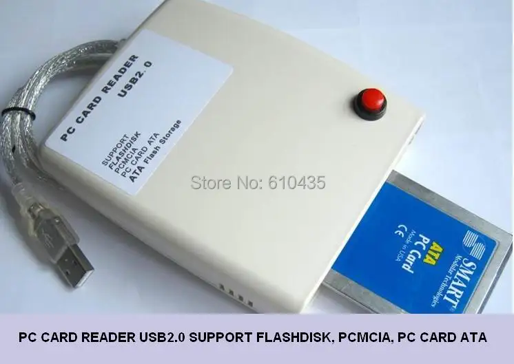 

USB 2.0 ATA PCMCIA card reader support flashdisk, pcmcia, pc card ATA,ATA Flash storage