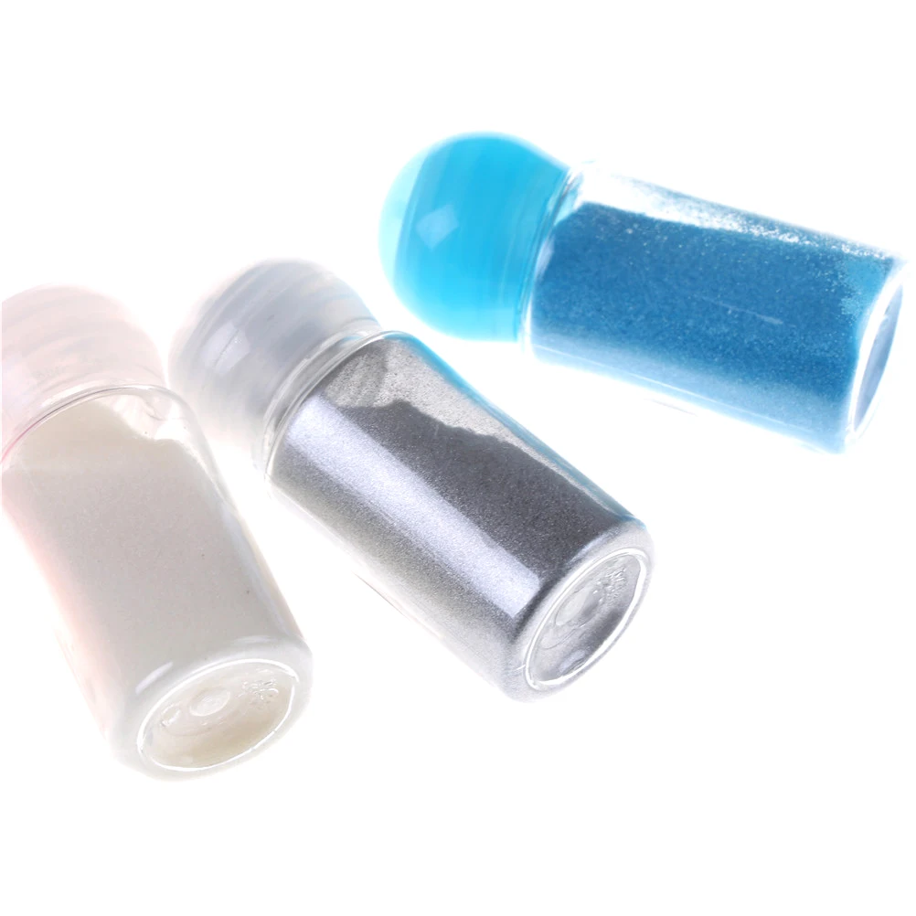 5G DIY เงาสีลายนูน Pigment Stamping Scrapbooking หัตถกรรมโลหะสี Emboss แป้ง