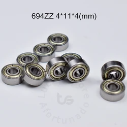 Bearings 10Pieces 694ZZ 4*11*4(mm) Metal Sealed chrome steel parts Bearings Transmission accessories