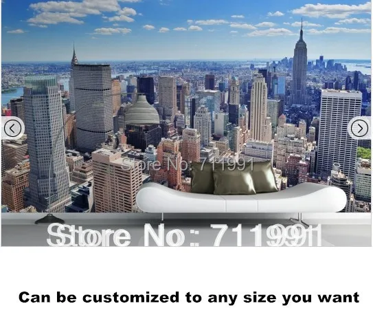 

Free shipping Sunshine New York Wall Mural wallpaper