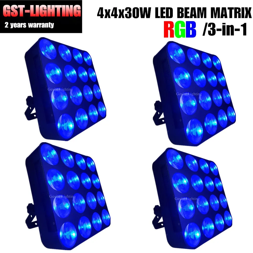 

4pcs/lot COB wash audience 16 eye flood lighting 16*30W Led matrix blinder DMX stage