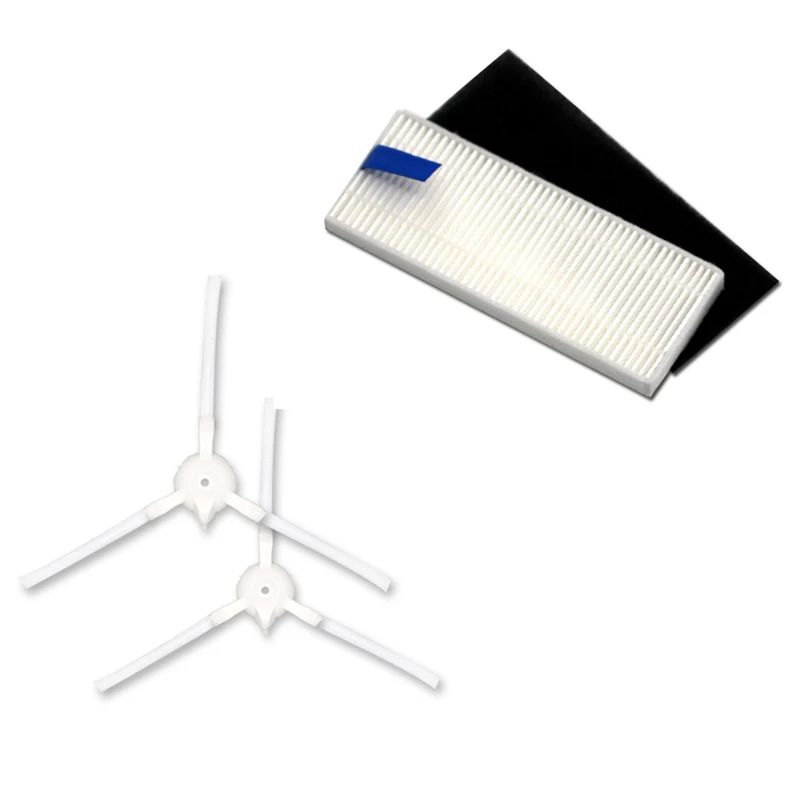 Cepillo lateral de 2 piezas para aspiradora, filtro Hepa para 360 S6, accesorios para Robot aspirador