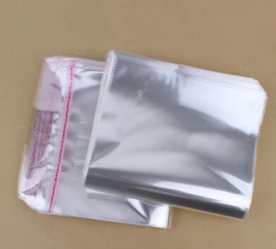 1000pcs/pack, 8*12cm Self Adhesive Seal OPP bag-high clear fabric/t-shirt packing poly pouch with sticky tape sealed