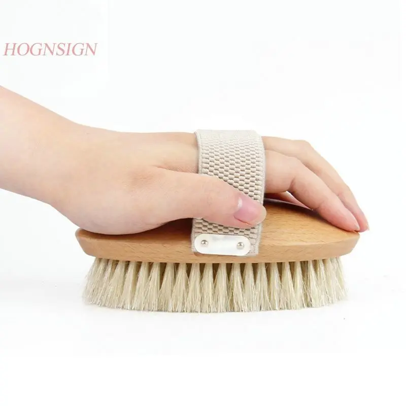 

Massage Brush Body Exfoliating Dead Skin Bathing Massager Scrub Pig Bristle Back Artifact Shower Cleansing Health Care Tool