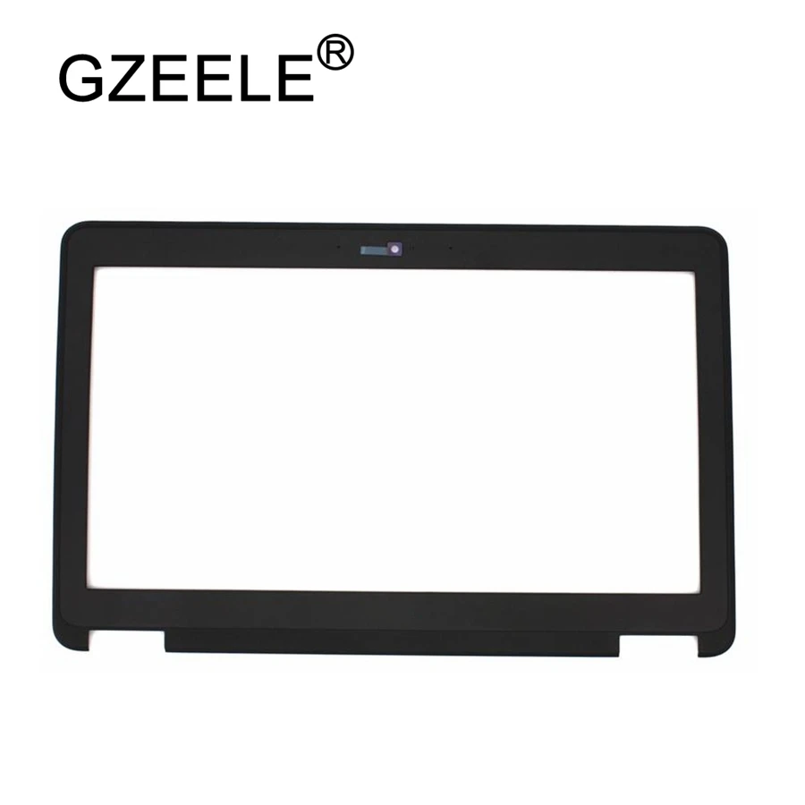 GZEELE New For Dell for Latitude E7240 Lcd Front Bezel Cover 04VCNC 0F0XP9 Screen Frame Cover Case Shell non-Touch