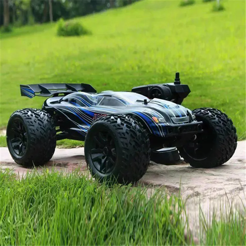 Professionale 100 km/h Brushless High power RC Drift Racing Truck 1:10 a quattro ruote motrici impermeabile 80A ESC Radio Control Car