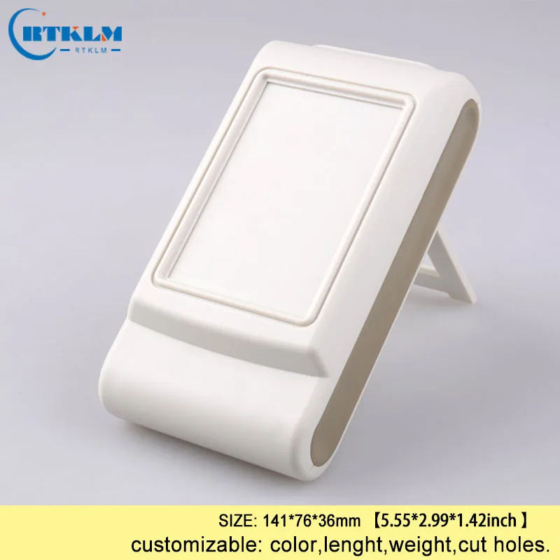 Handheld electric box plastic enclosure abs plastic junction box diy project electronic handheld plastic Desktop box 141*76*36mm