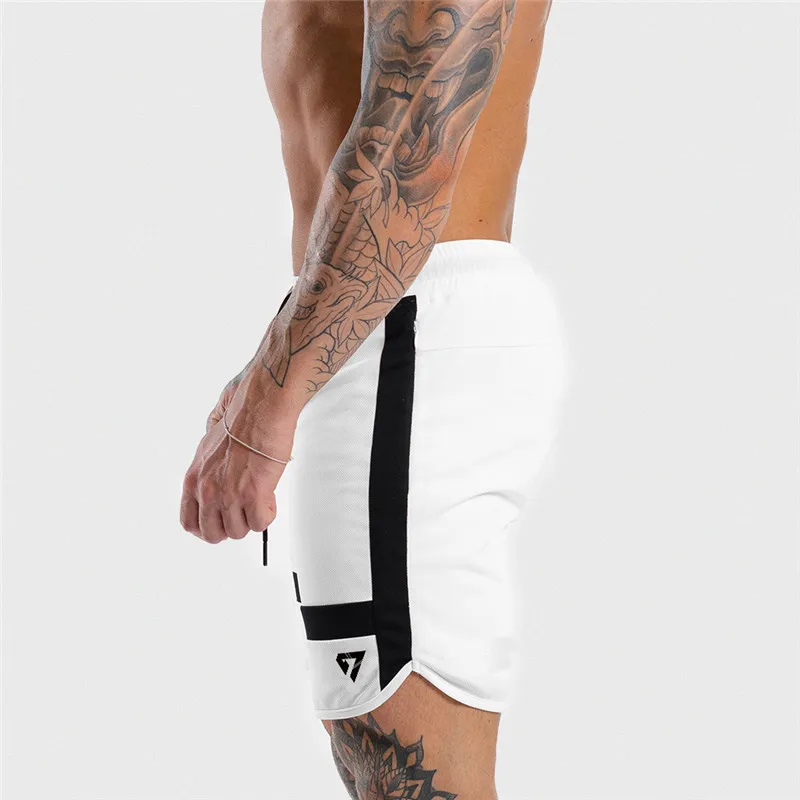 GITF Men Shorts Sport Training Shorts Men Running Shorts Mans Gym Fitness Joggers Sweatpants Jumper's Basketball Shorts Black