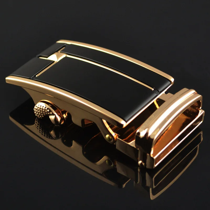 

new Fashion Men's Business Alloy Automatic Buckle Unique Men Plaque Belt Buckles for 3.5cm Ratchet Belt luxury brand g 462-1