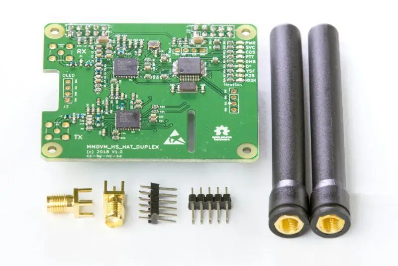 Imagem -03 - Mmdvm Frente e Verso Hotspot Apoio P25 Dmr Ysf Nxdn Dmr Slot Mais Slot para Raspberry pi Novo