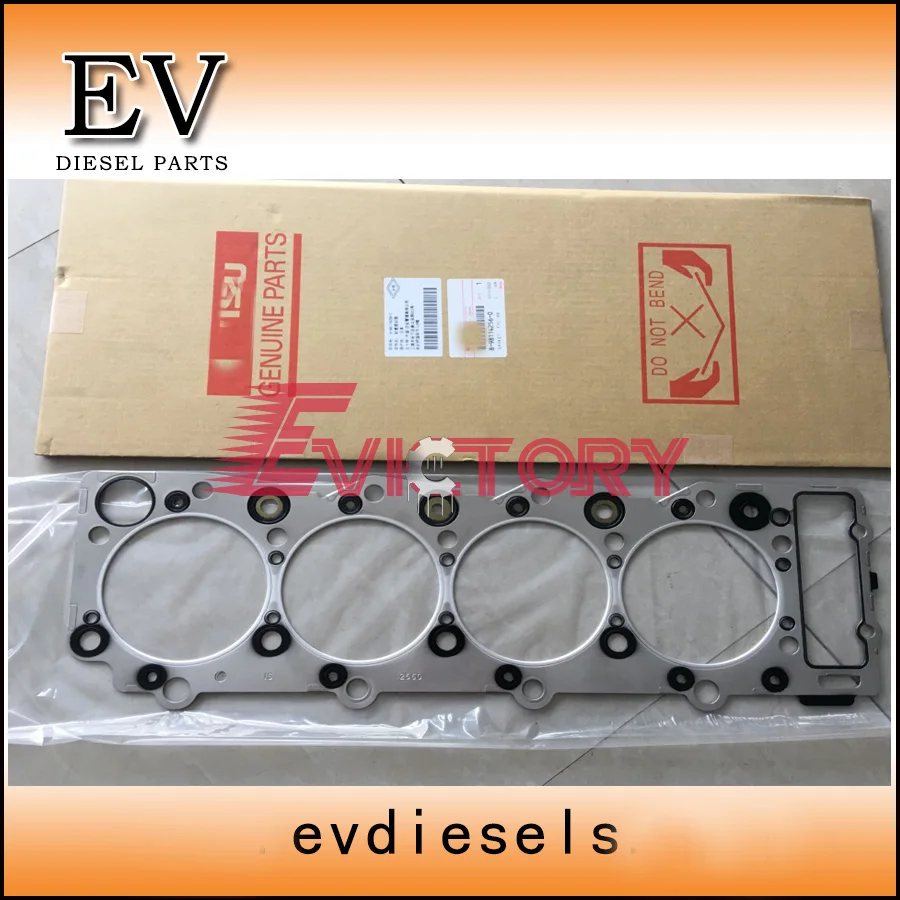 Genuine 4HK1 4HK1T 4HK1-TC cylinder head gasket kit  for Hiatch ZAX270 JCB engine repair 8-98114256-0