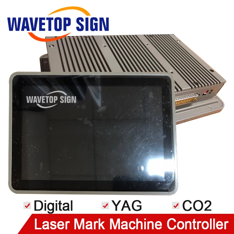 

MINI-DIGIT YAG/CO2 Laser Mark Machine Controller+Computer+LCD+Power Supply 12V5A+Software with Rotary Worktable and Fly Mark