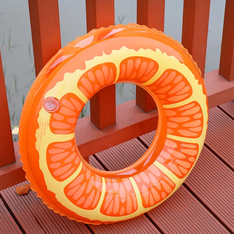 

Inflatable Swimming Ring Swimming Circle Pool float Baby Ring Swimming Float Inflatable Mattress Rings for children Lemon Flooat