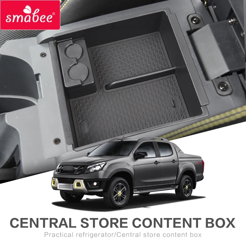 Car Central Armrest box for Isuzu D-Max MU-X 2012 - 2020 MUX DMAX SX LS Interior Accessories Stowing Tidying Console Organizer