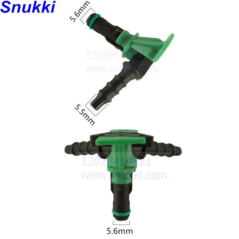 small size diesel injector return pipe for Siemens/vdo plastic green/black color 5pcs a lot