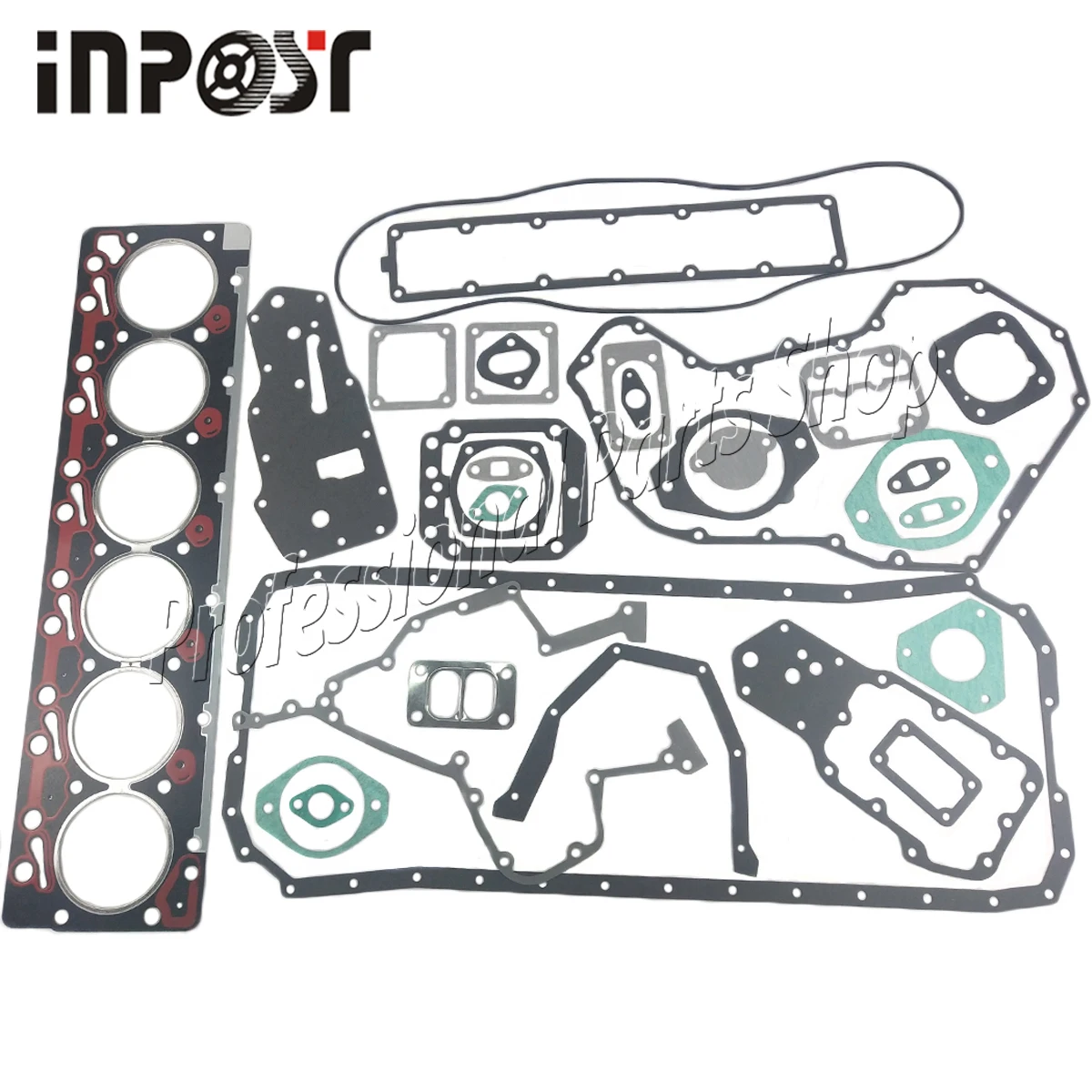 FULL GASKET SET STD For 89-98 DODGE RAM CUMMINS DIESEL 5.9L 6BT 12V 3804897 3802376