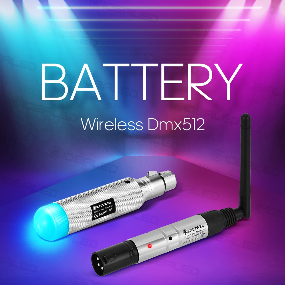 

Dmx Light Effect Battery Wireless 2.4 GISM 500m Dmx512 Receiver Transmitter Distance Communication Receiver Music DJ Club Disco