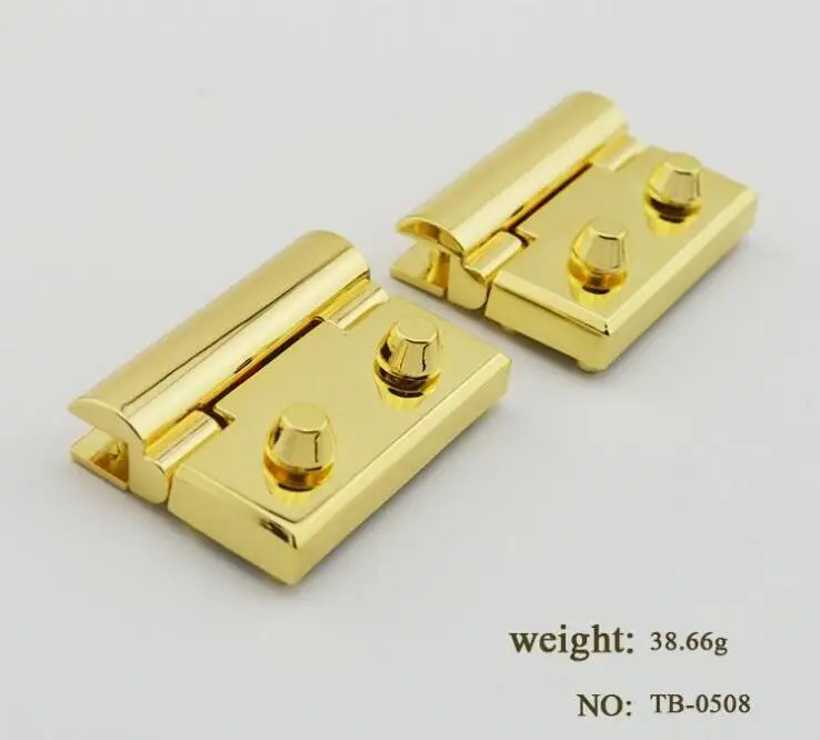 

(10piece/lot) high-end alloy square lock button new female bag manual mechanism locking double press lock