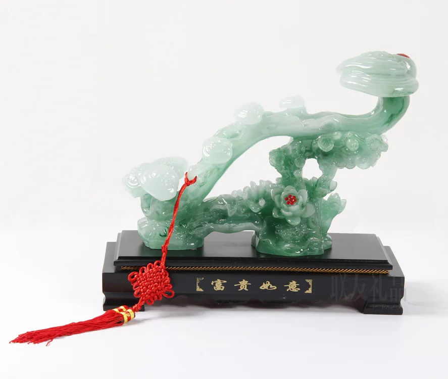 Manufacturers, wholesale , wealth and smug, resin jade , gift ornaments, crafts imitation jade cabbage, business gifts