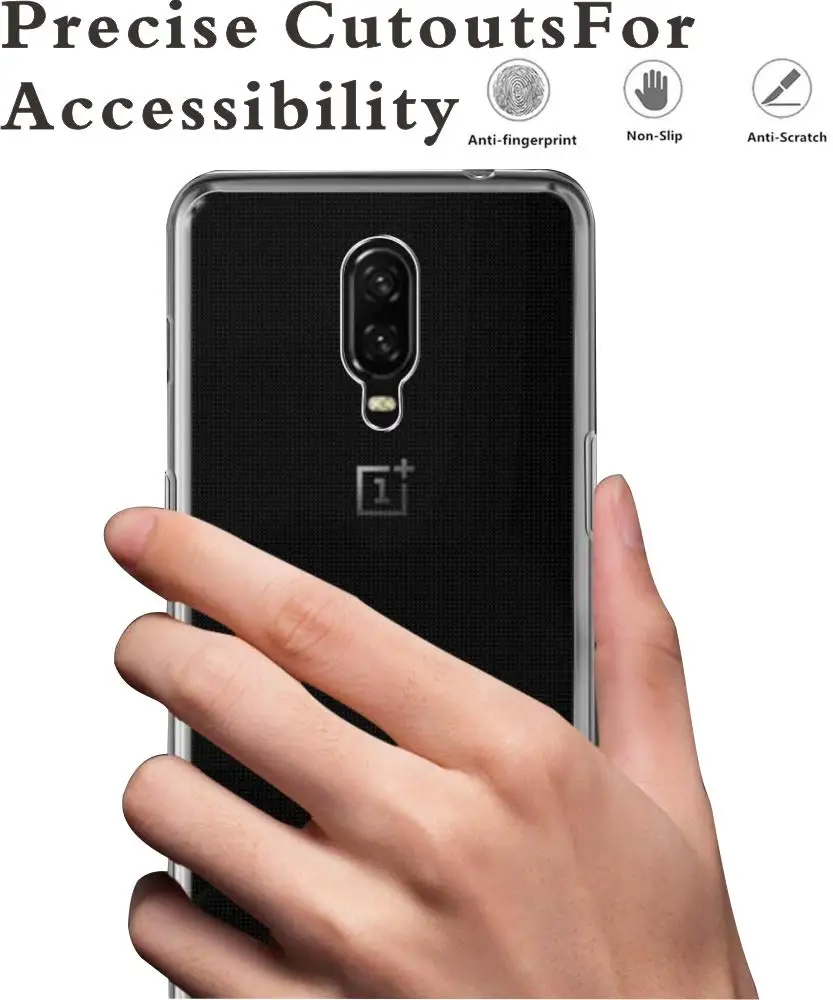Original Transparent TPU for OnePlus 6 / 6T Case Cover Ultrathin