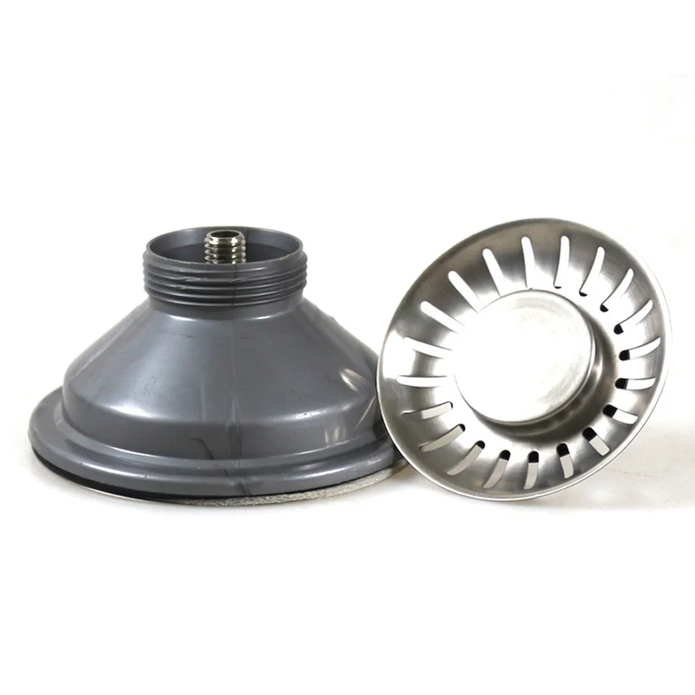 Talea Sink Drain Plug Stainless Steel Kitchen Sink Strainer Limbah Plug Food Filter Rubber Plug