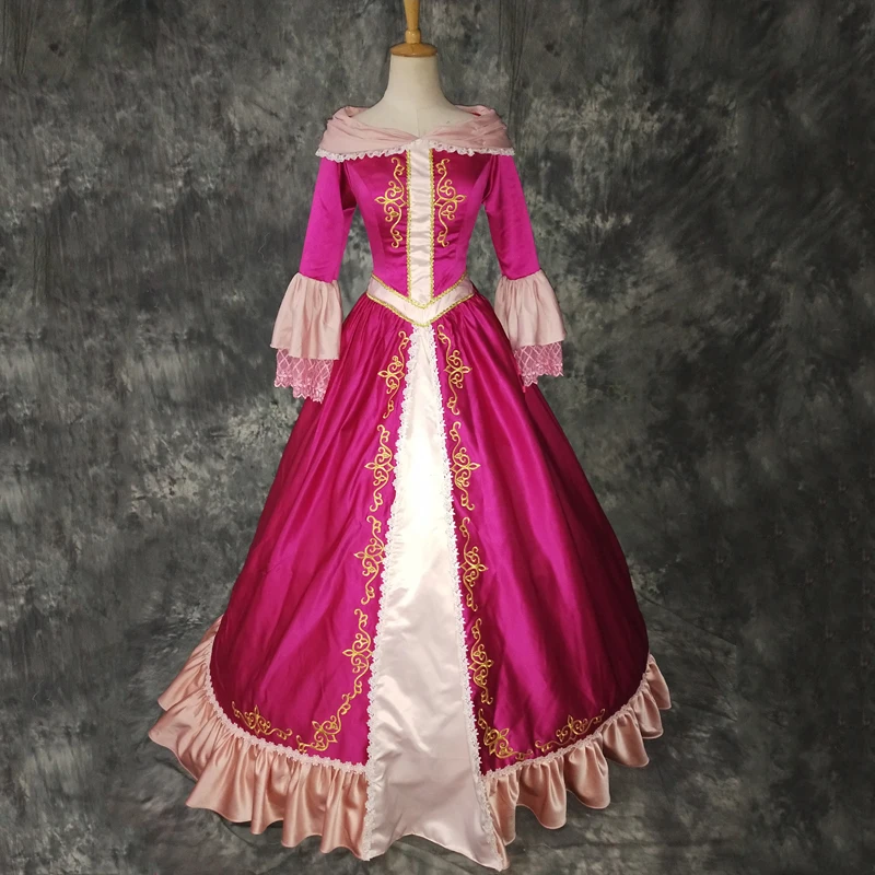 Cartoon Beauty And Beast Belle Cosplay Costume Adult Bella Princess Long  Dress Cloak Women Christmas Halloween Stage Party Dress - AliExpress  200000532