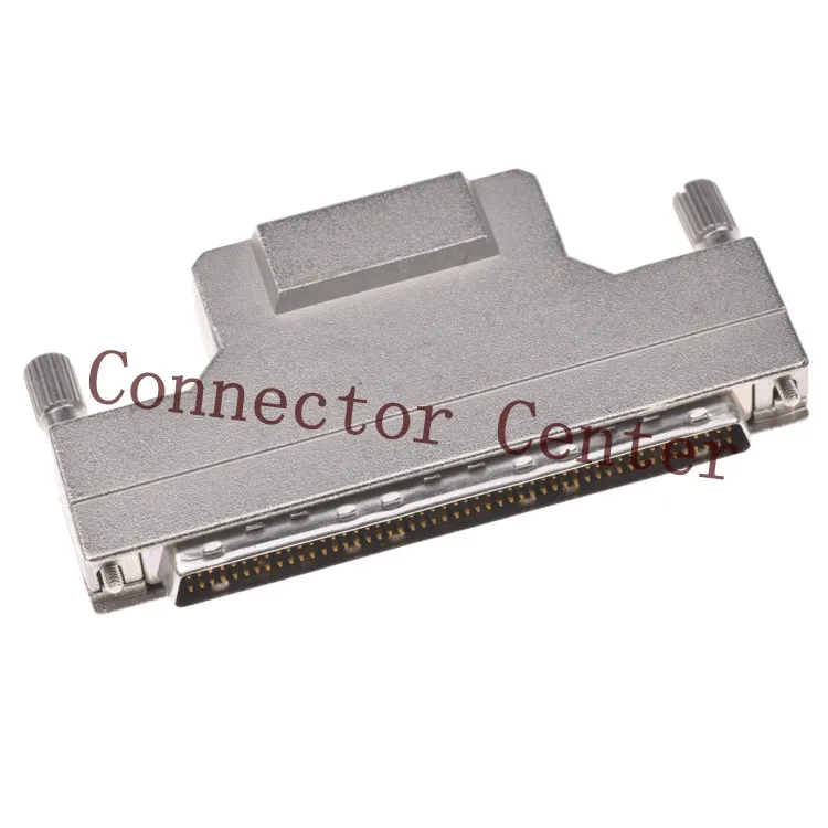 SCSI HPDB DB Connector  metal Hond   1.27mm 100Pin male Witch screw  Crimp Connector