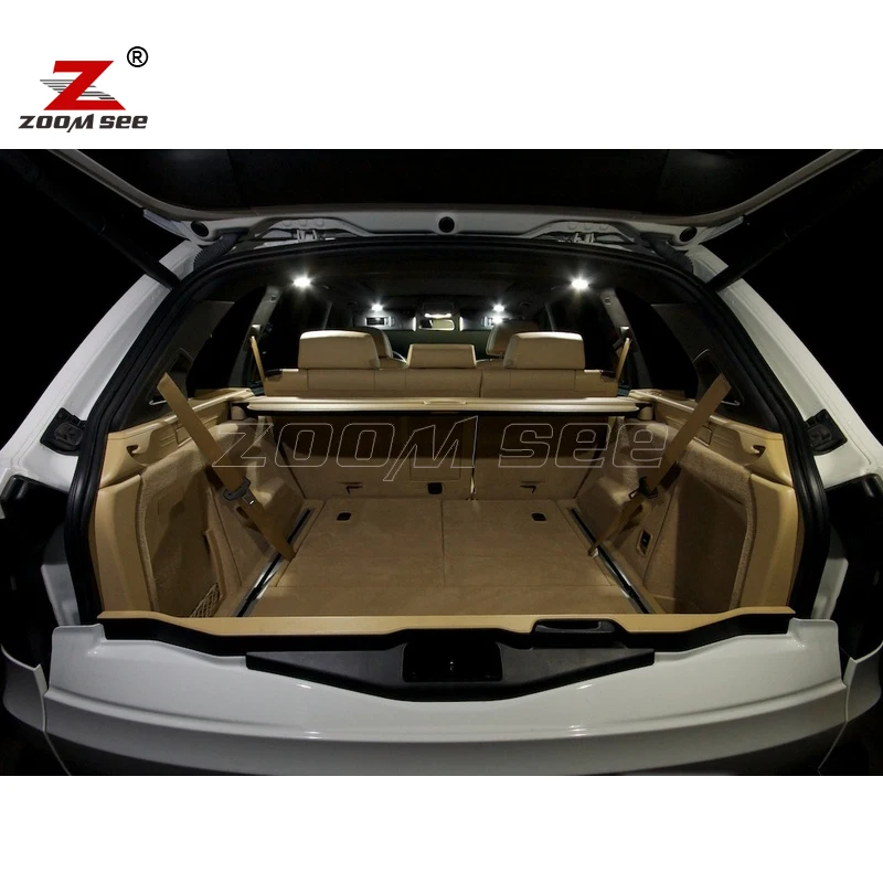 23pcs LED License plate lamp + Interior Light full Kit for BMW X5 E70 M xDrive 30i xDrive30i M xDrive35d 35i 48i 50i (2007-2013)