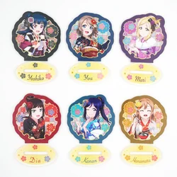 Love Live Lovelive Sunshine Aqours Aquarium Anime Yoshiko Hanamaru You Dia Kanan Mari Acrylic Stand