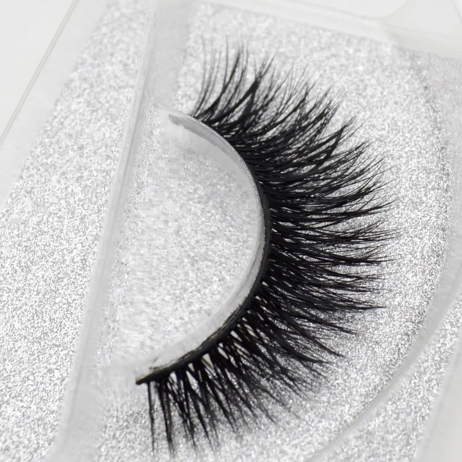 Visofree Faux Mink Eyelashes Thick High Volume Eyelashes Crisscross Soft Black Lashes Makeup accessories Extension Lash SCARLETT