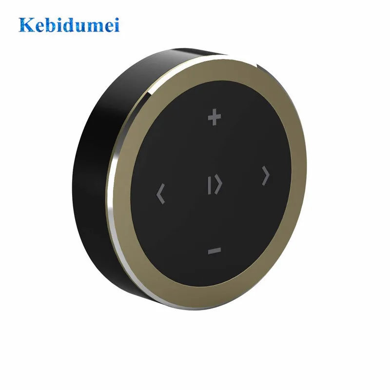 kebidumei Wireless Bluetooth Media Button Remote Selfie Control Start Siri Car Motorcycle Steering Wheel Music For iphone Huawei